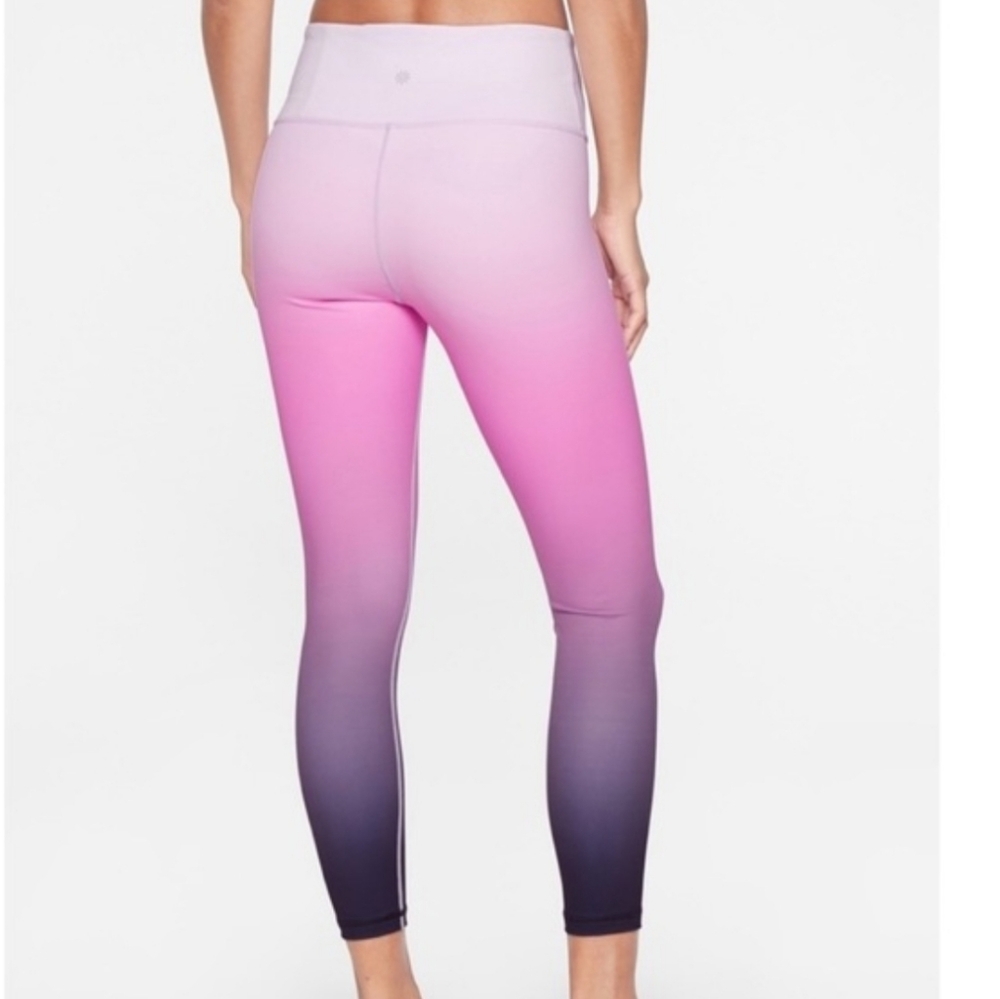 Athleta Elation Ombre 7/8 Tight Leggings sz Small NEW